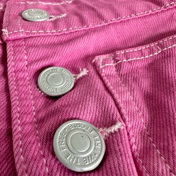 We The Free Pink Women Jeans Overalls - Picture 4 of 5